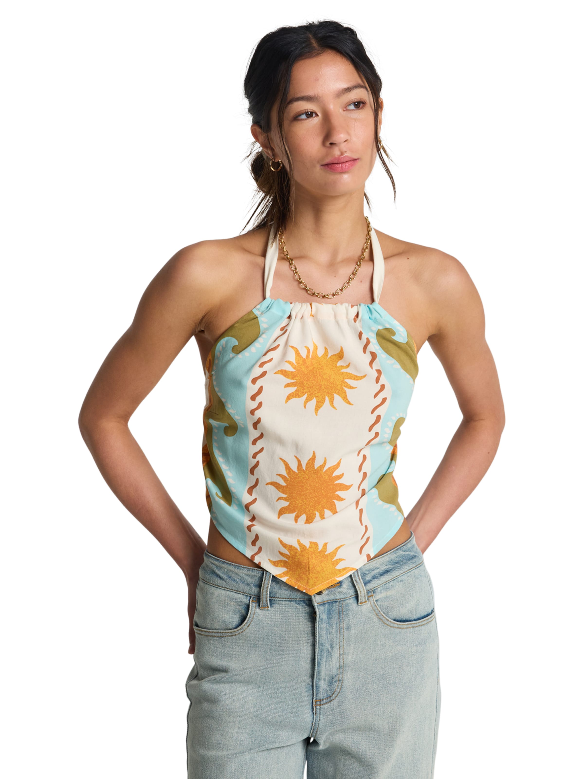 BILLABONG Top 'Tides Calling' in White: front