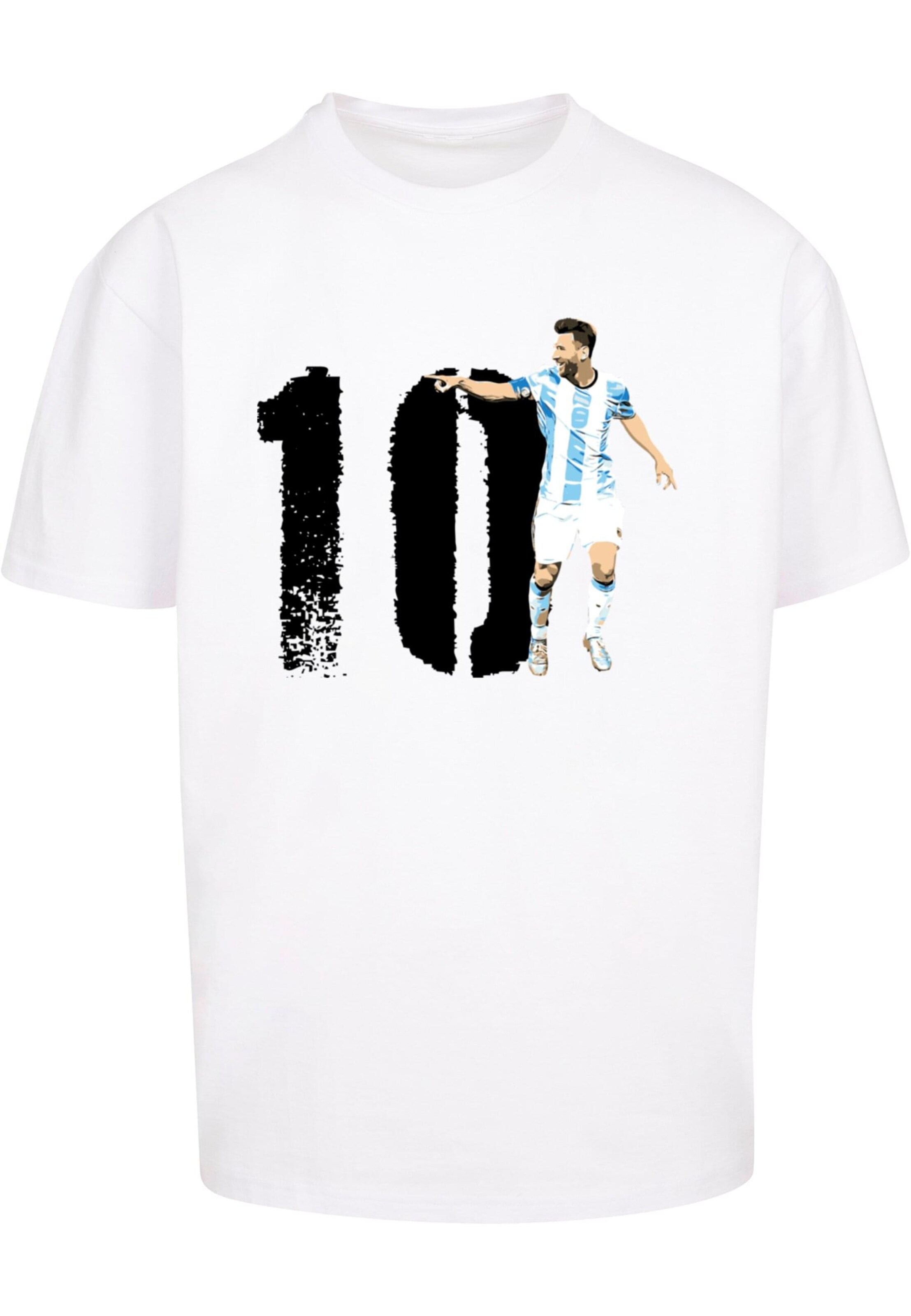 Merchcode Shirt 'Player 4' in White: front