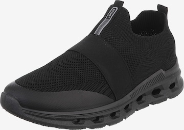 CoolWalk Slip-Ons in Black: front
