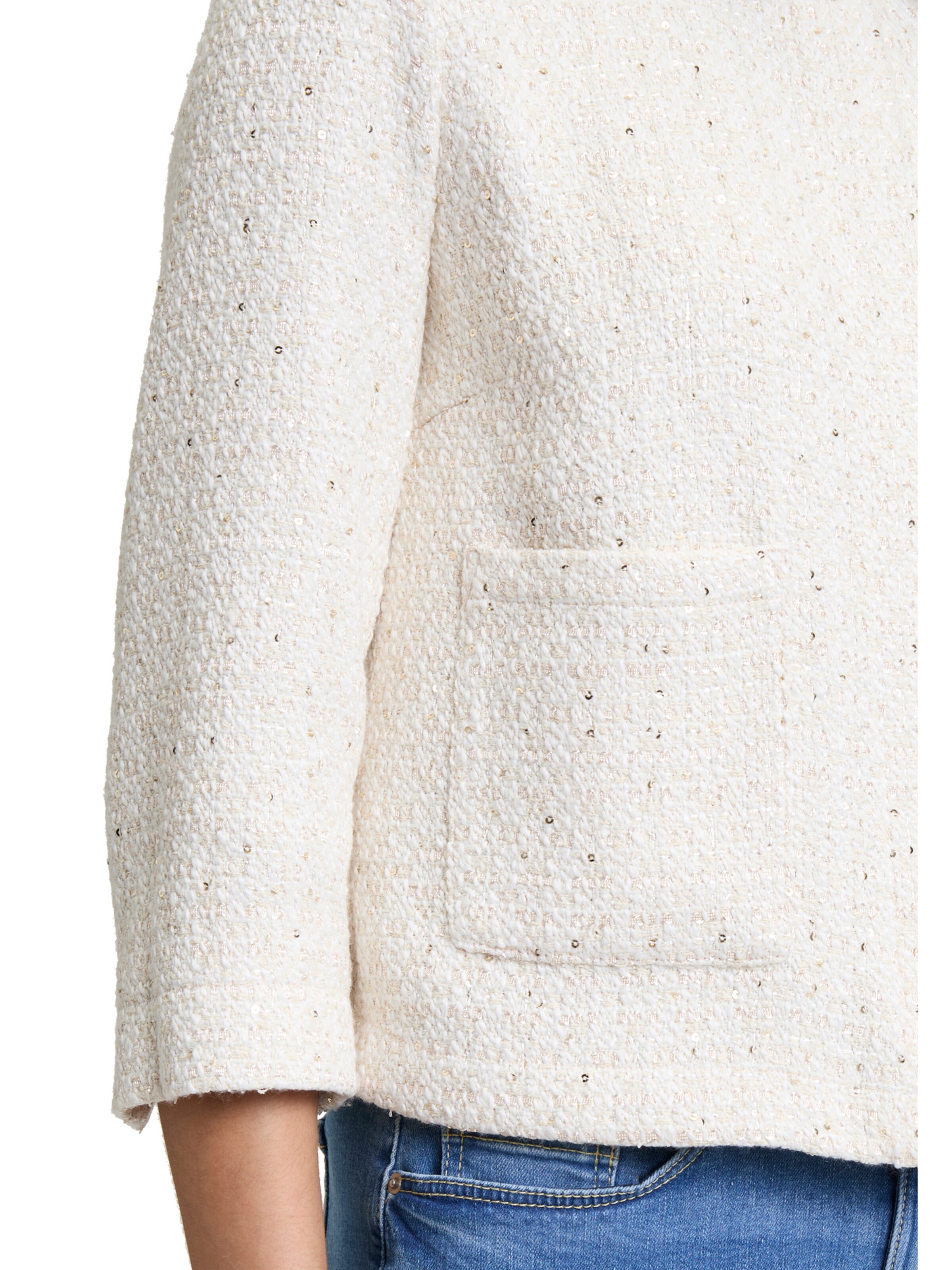 Cartoon Blazer in Beige