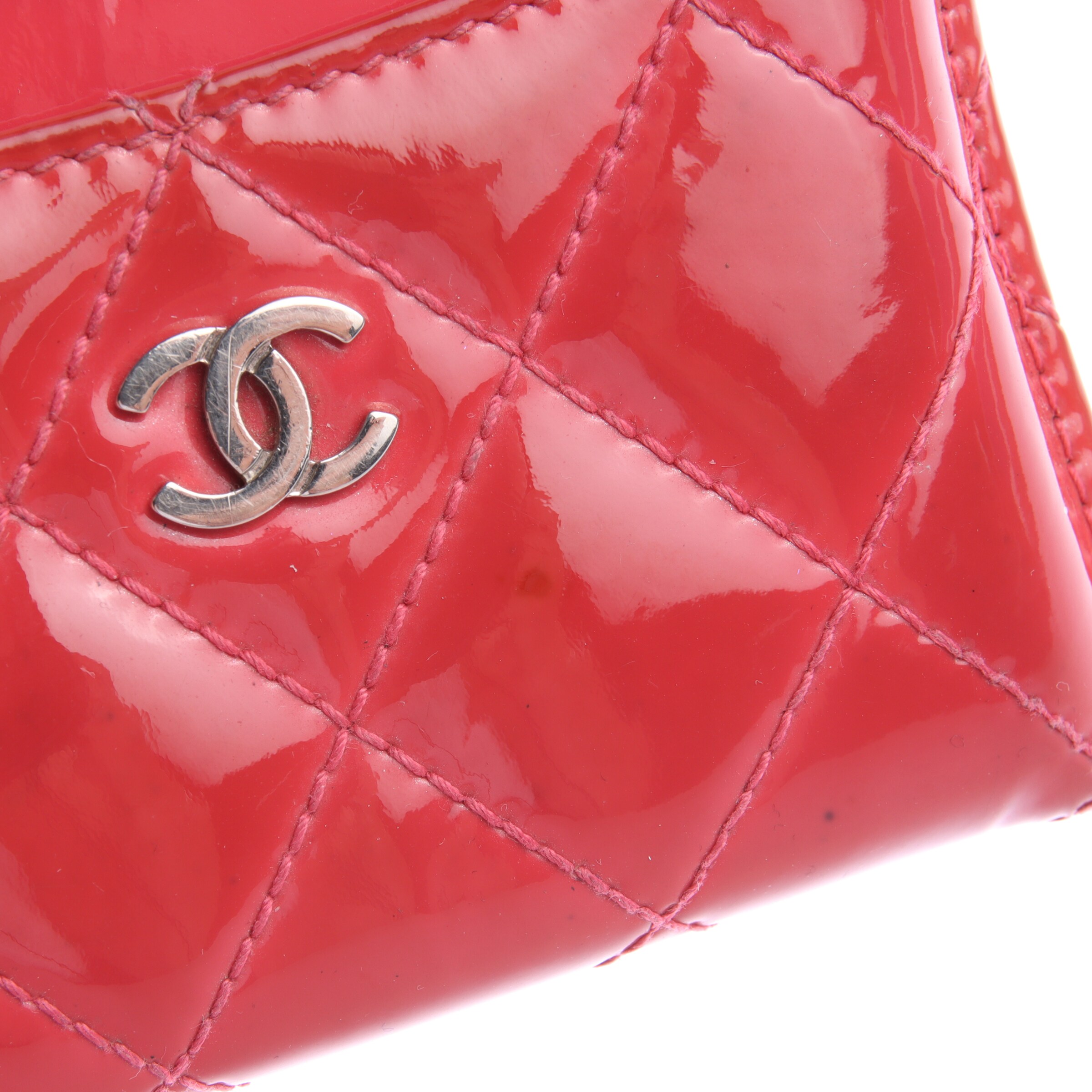 CHANEL Geldbörse / Etui One Size in Rot