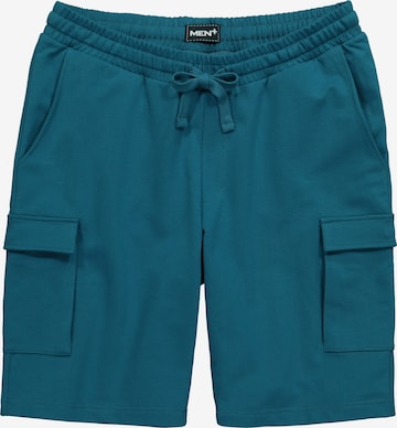Men Plus Broek 'Bermuda' in Groen: voorkant