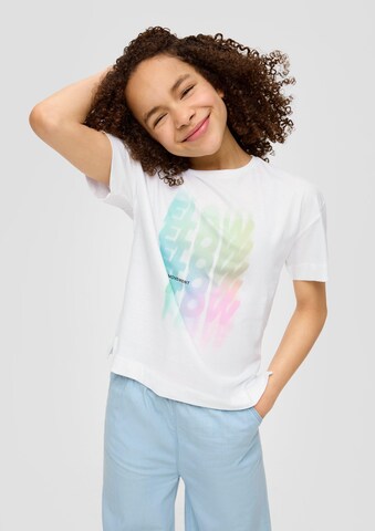 s.Oliver Shirt in Wit: voorkant