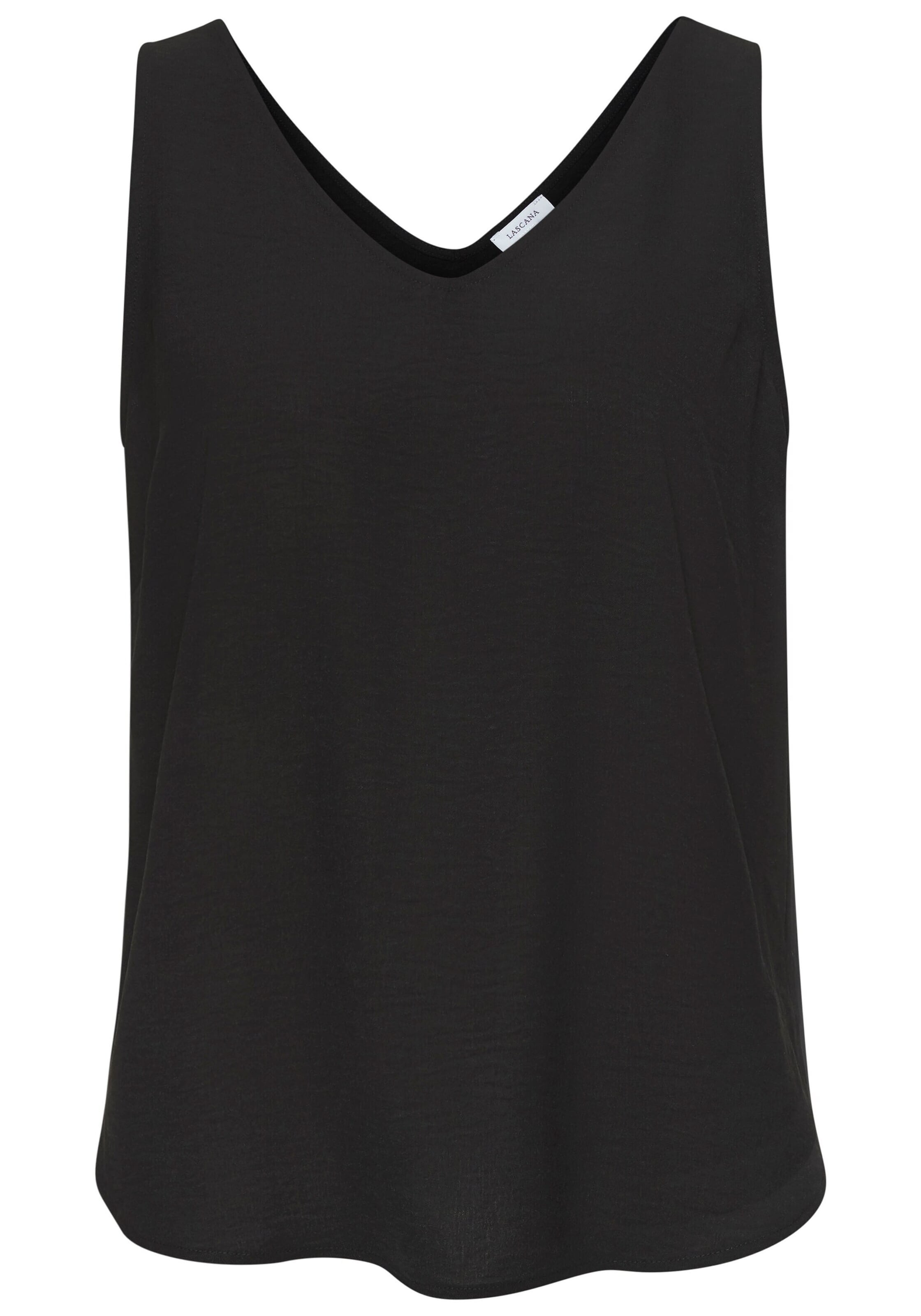 VIVANCE Blouse in Black: front