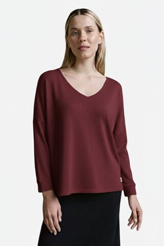 Cotton Candy Langarmshirt in Rot: Vorderseite