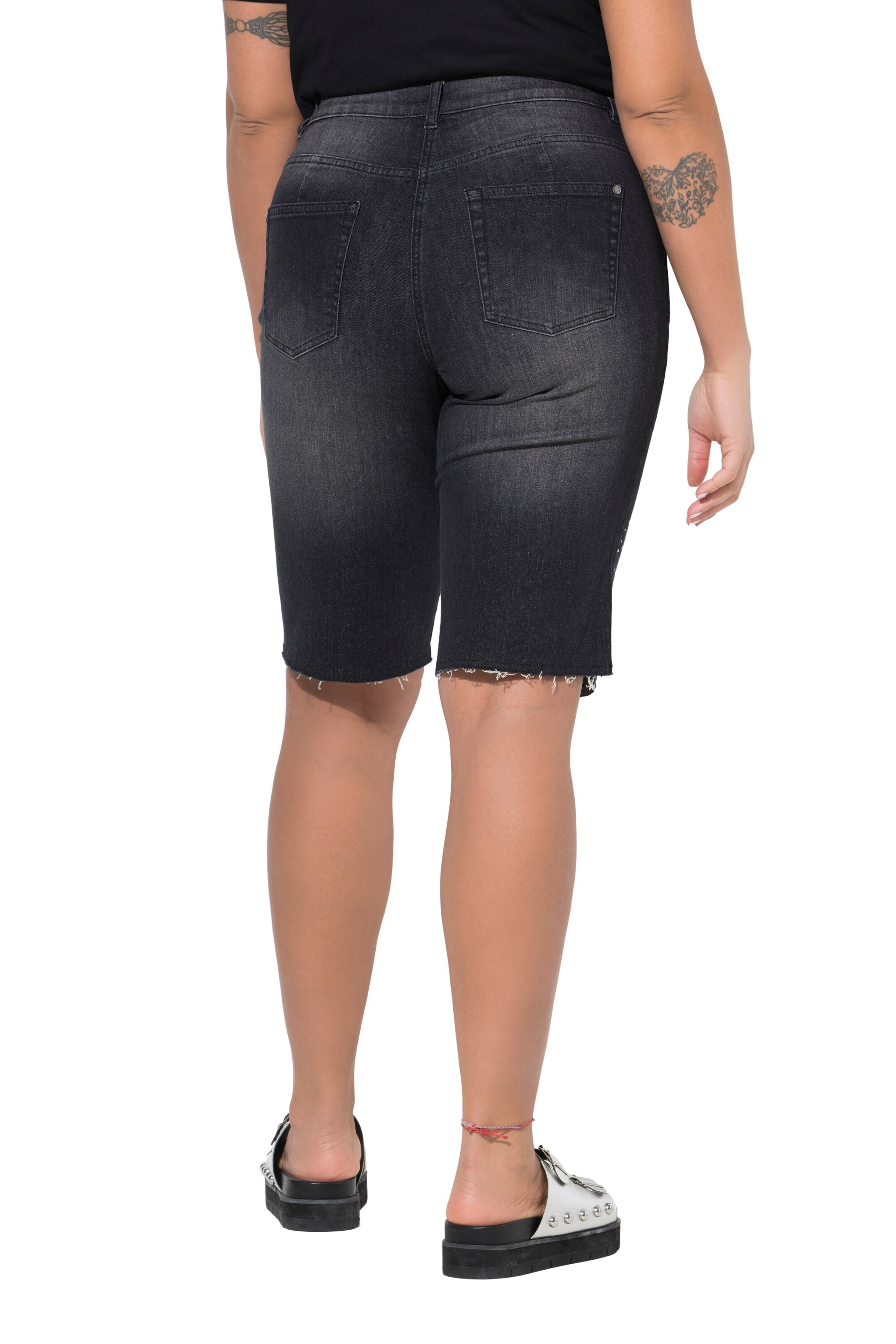 Angel of Style Regular Jeans in Schwarz