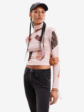 T-shirt Desigual en rose : devant