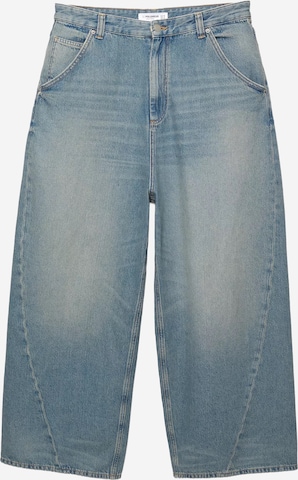 Pull&Bear Wide Leg Farkut värissä sininen: etupuoli