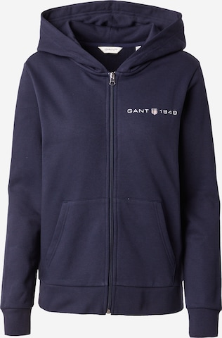 GANT Sweatjacke in Blau: predná strana