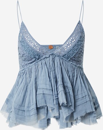 Chemisier 'CARRIE' Free People en bleu : devant