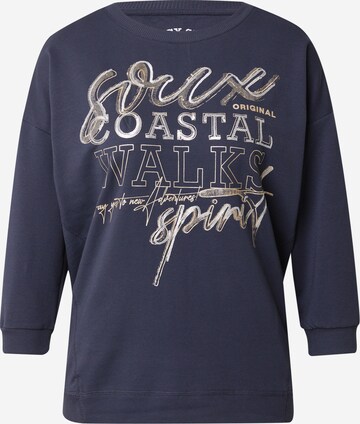 Sweat-shirt Soccx en bleu : devant