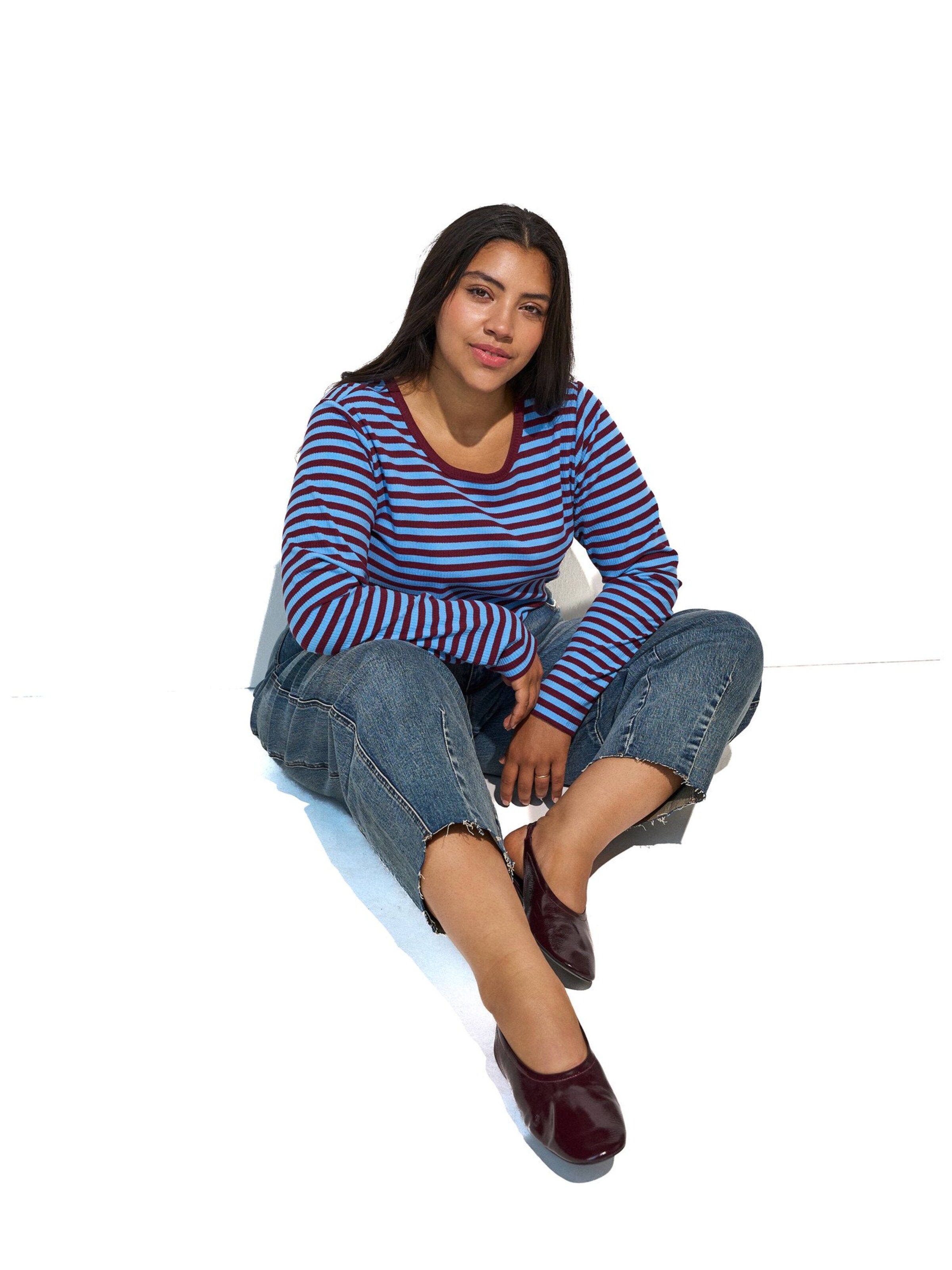Zizzi - Camiseta 'Camandrine' en azul