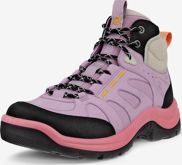 ECCO Schnürstiefelette 'Offroad' in Lila: Vorderseite