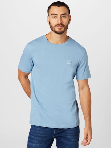 T-Shirt 'Tales 1' BOSS Orange en bleu : devant