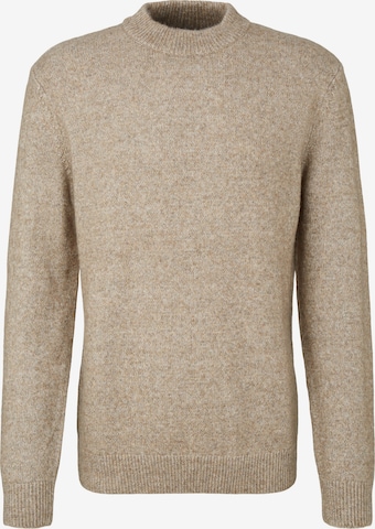 Pull-over TOM TAILOR en beige : devant