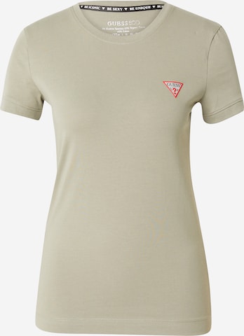 T-shirt GUESS en vert : devant