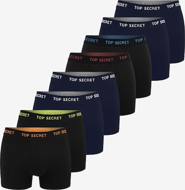 Boxer di Top Secret in nero: frontale