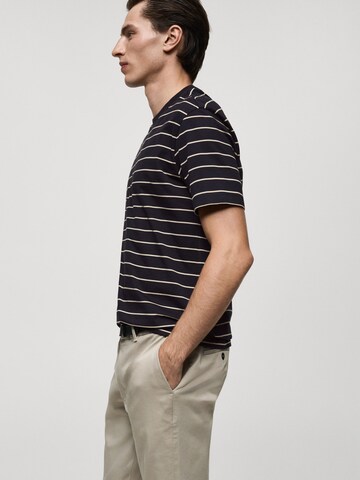 MANGO MAN Shirt 'FRENCH' in Blue