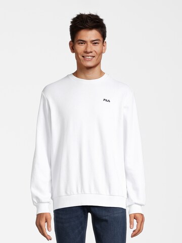 Sweat-shirt ' BRUSTEM ' FILA en blanc : devant