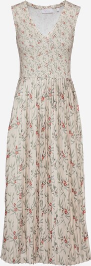 Rochie Rich & Royal pe crem / verde pastel / roșu, Vizualizare produs