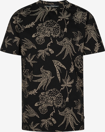 Petrol Industries Shirt 'Agave' in Zwart: voorkant