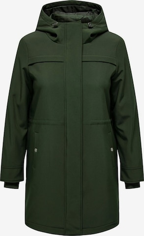 Veste mi-saison ONLY Carmakoma en vert : devant