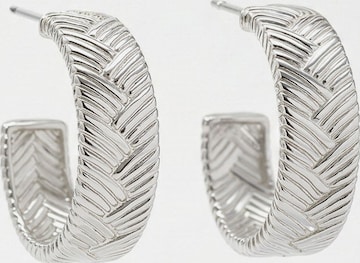 Nemomatheo Earrings 'Pluma Elegance – Federzauber' in Silver: front