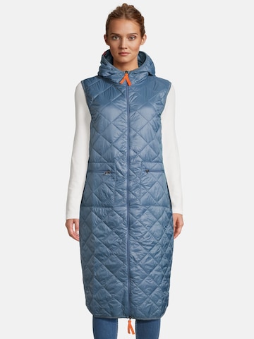 salzhaut Bodywarmer 'HIEBA' in Blauw: voorkant