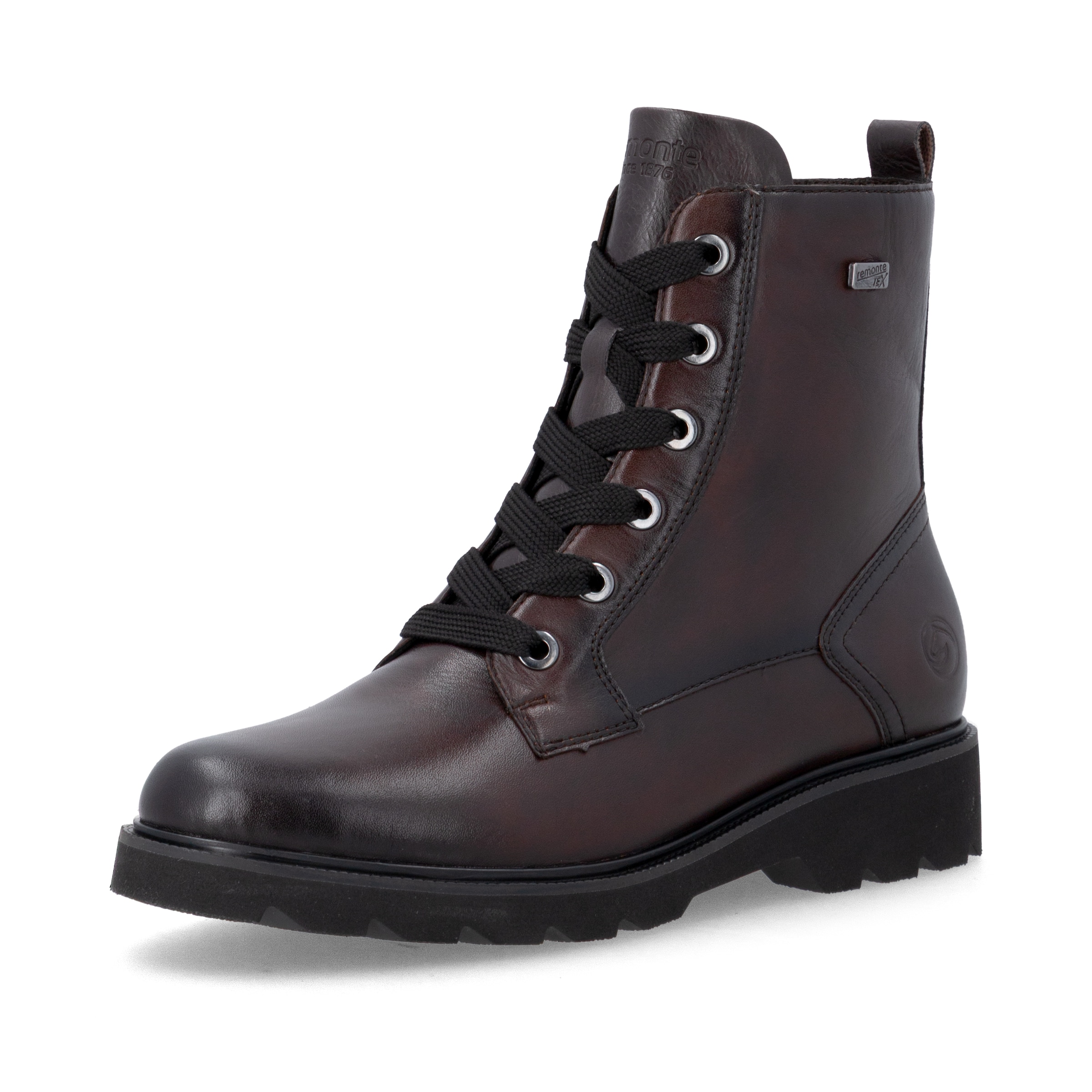 Bottines à lacets ' D3S71 ' REMONTE en marron : devant