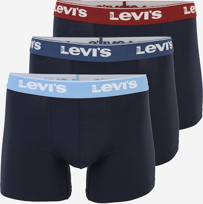 LEVI'S ® Bokserice u mornarsko plava / svijetloplava / tamno crvena / bijela, Pregled proizvoda