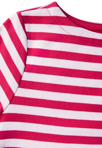 STREET ONE Gestreiftes Shirt in Pink