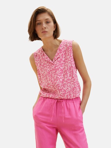 TOM TAILOR - Blusa em rosa