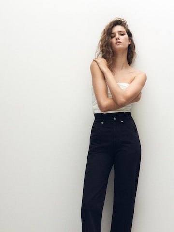 Pull&Bear Regular Broek in Zwart