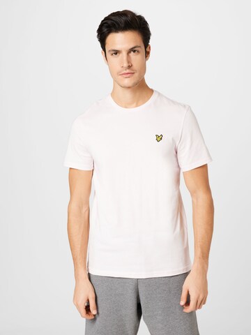 Tricou de la Lyle & Scott pe roz: față