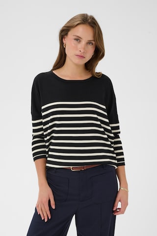 SAINT TROPEZ Sweater in Black: front