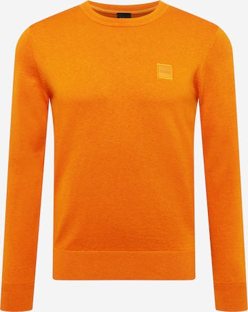 BOSS Orange Sweater 'Kanovano' in Orange: front