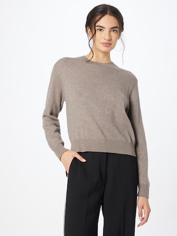 Calvin Klein Пуловер в кафяво: отпред