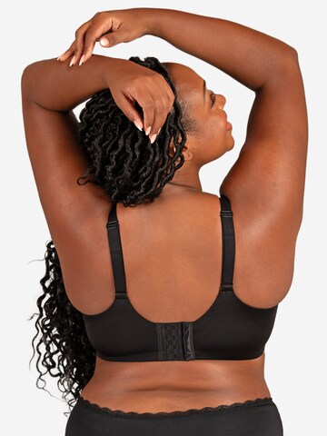 SugarShape T-shirt Bra 'Sensation' in Black
