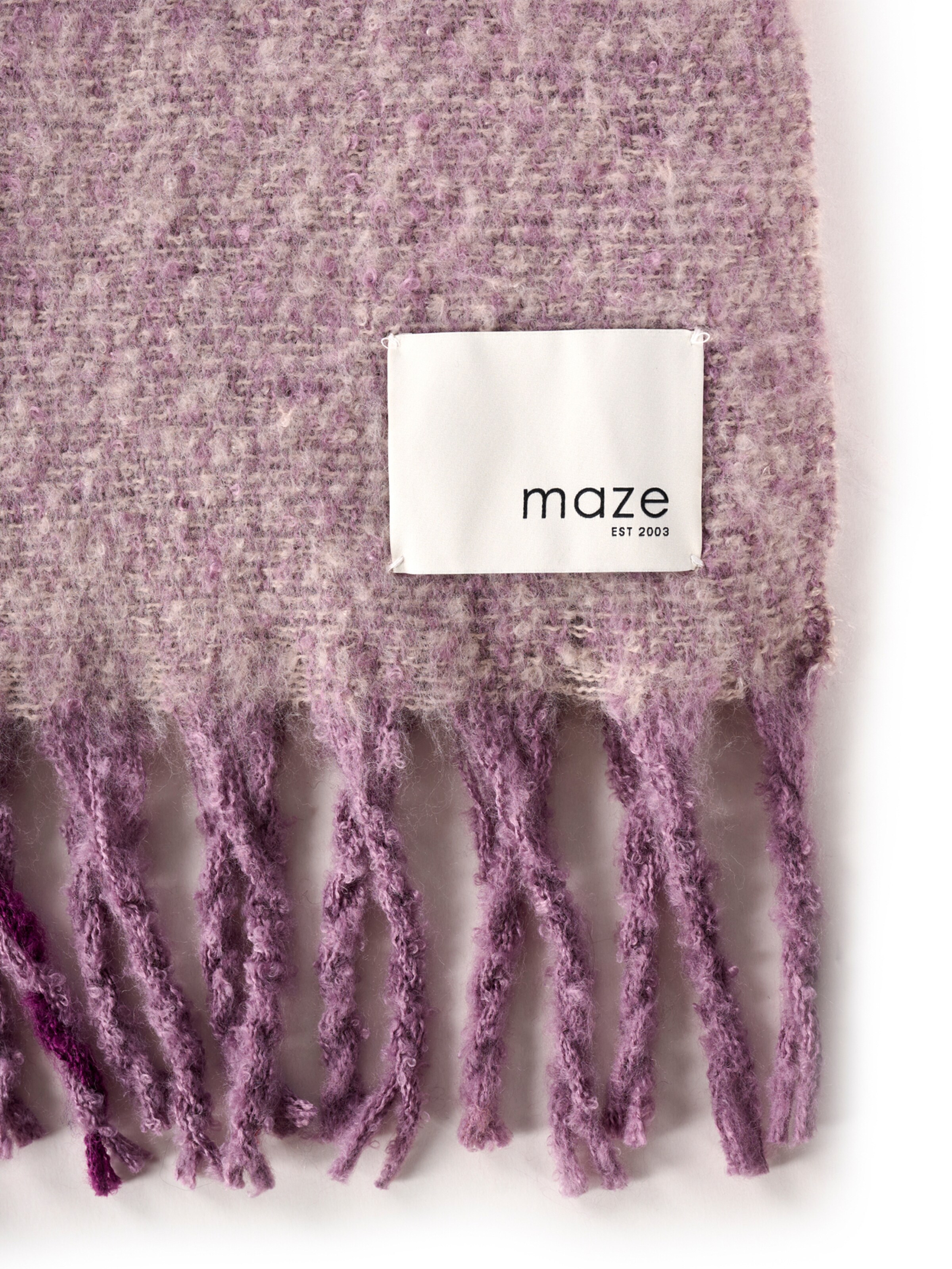 Maze Scarf in Purple