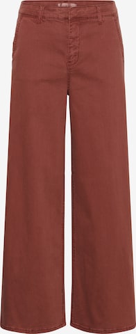 Loosefit Jean 'CRVisti' Cream en rouge : devant