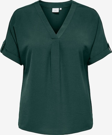 ONLY Carmakoma - Blusa 'CARMetta' en verde: frente