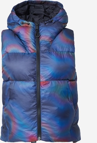 Gilet Krakatau en bleu : devant