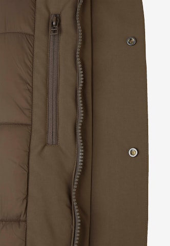 Cleptomanicx Parka 'Reset' in Braun