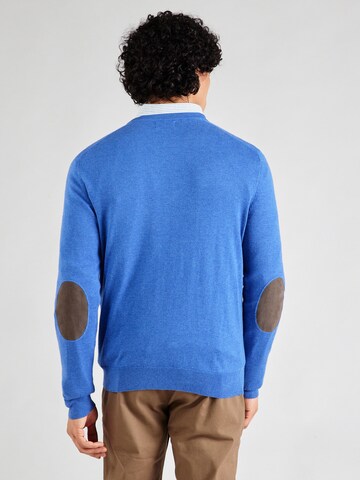 Hackett London Trui in Blauw: terug