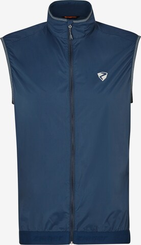 ZIENER Sports Vest 'NECHAMUS' in Blue: front