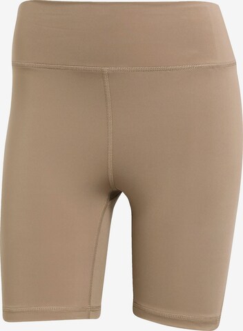ADIDAS PERFORMANCE Sportshorts 'All Me Ess' in Beige: Vorderseite