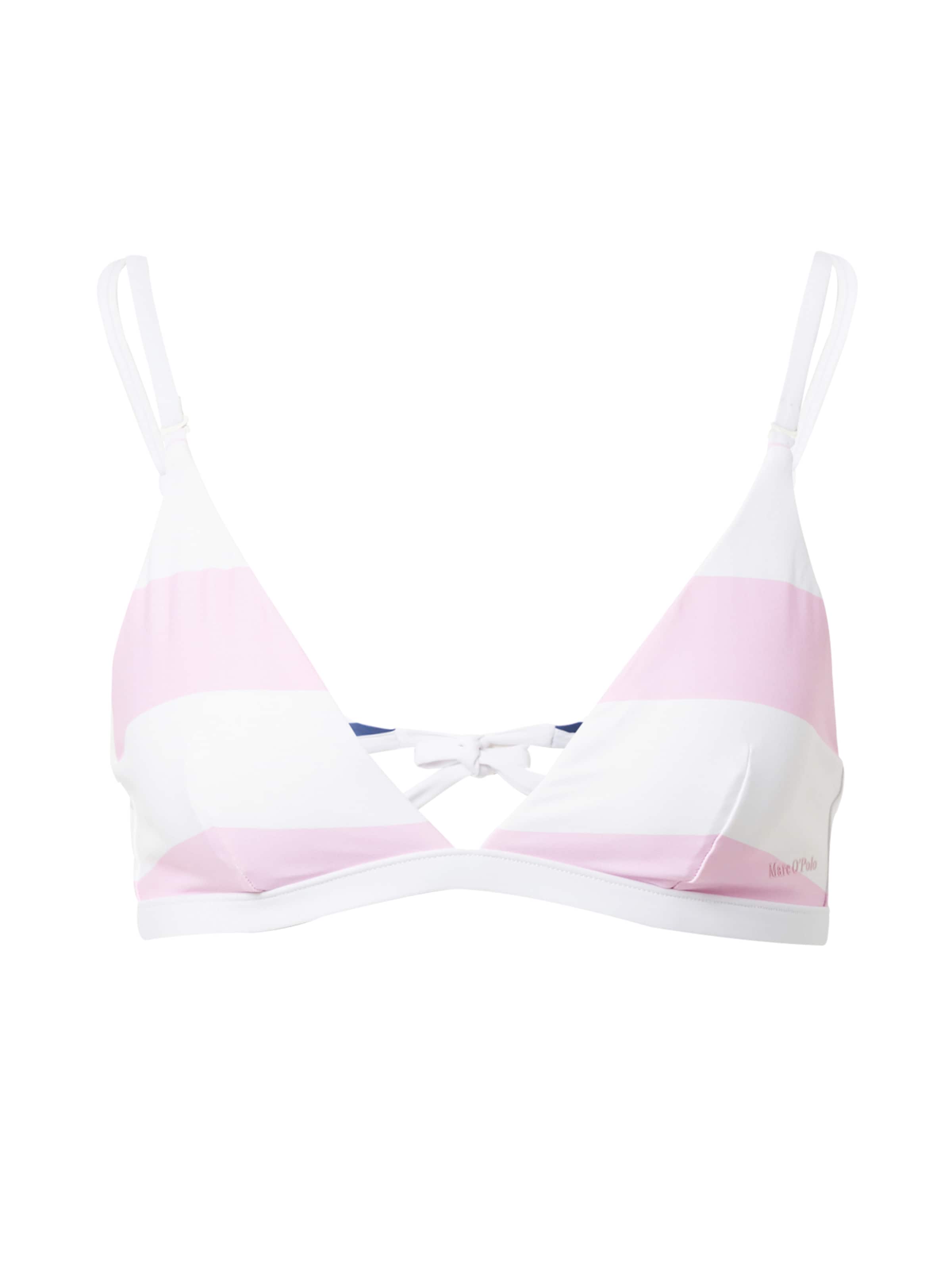 Marc O'Polo Kolmio Bikinitoppi 'Kalmar' värissä valkoinen: etupuoli