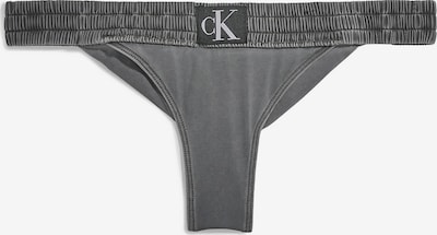 Calvin Klein Swimwear Bikini Bottoms in Black denim, Item view