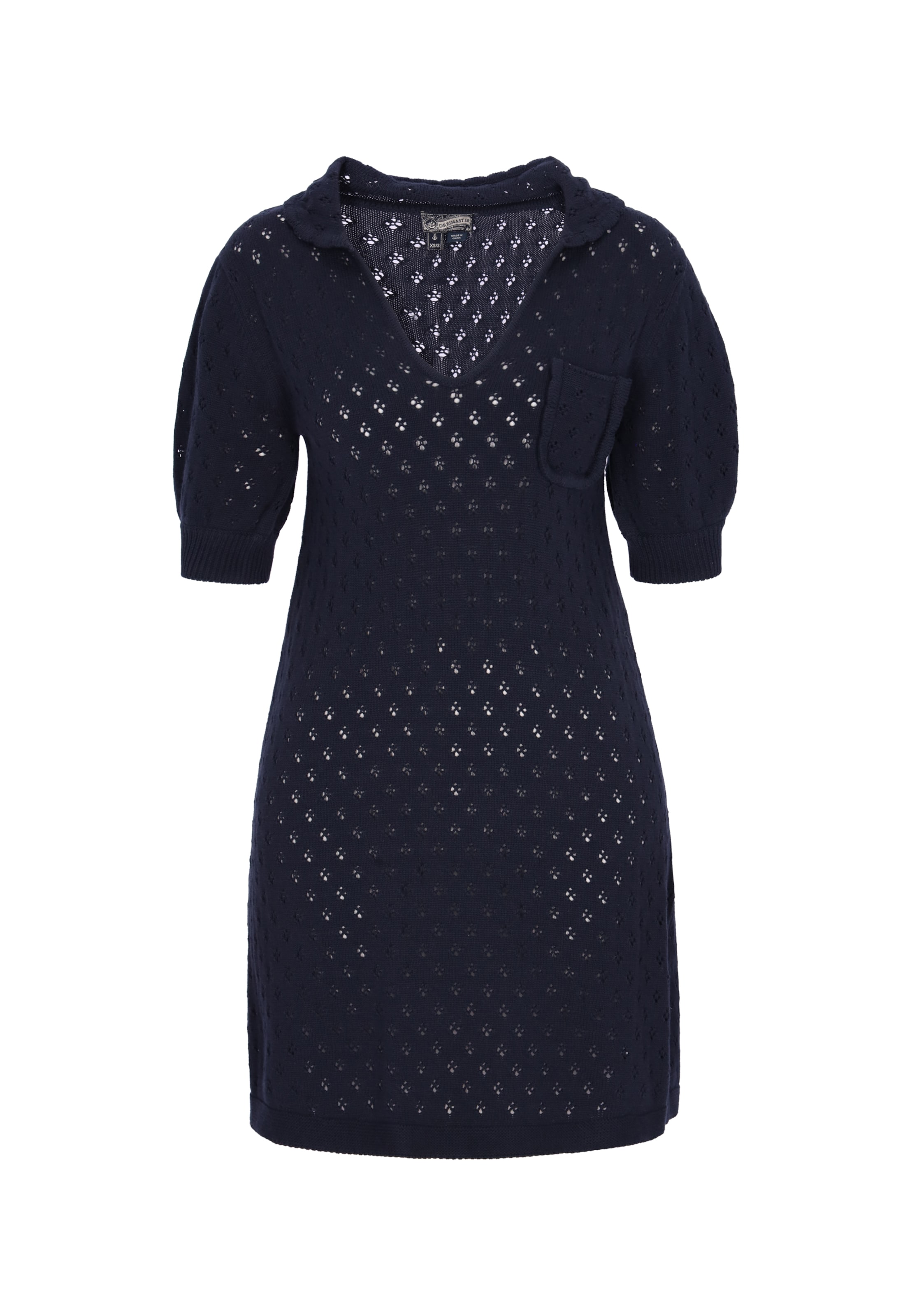 Robes en maille DreiMaster Vintage en bleu : devant