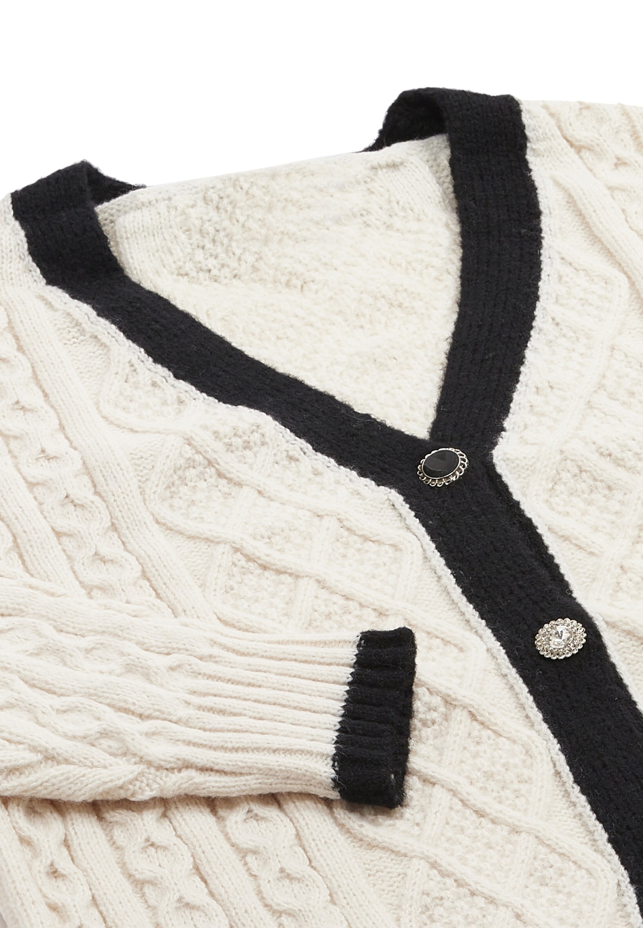 CARNEA Вязаная кофта в Белый